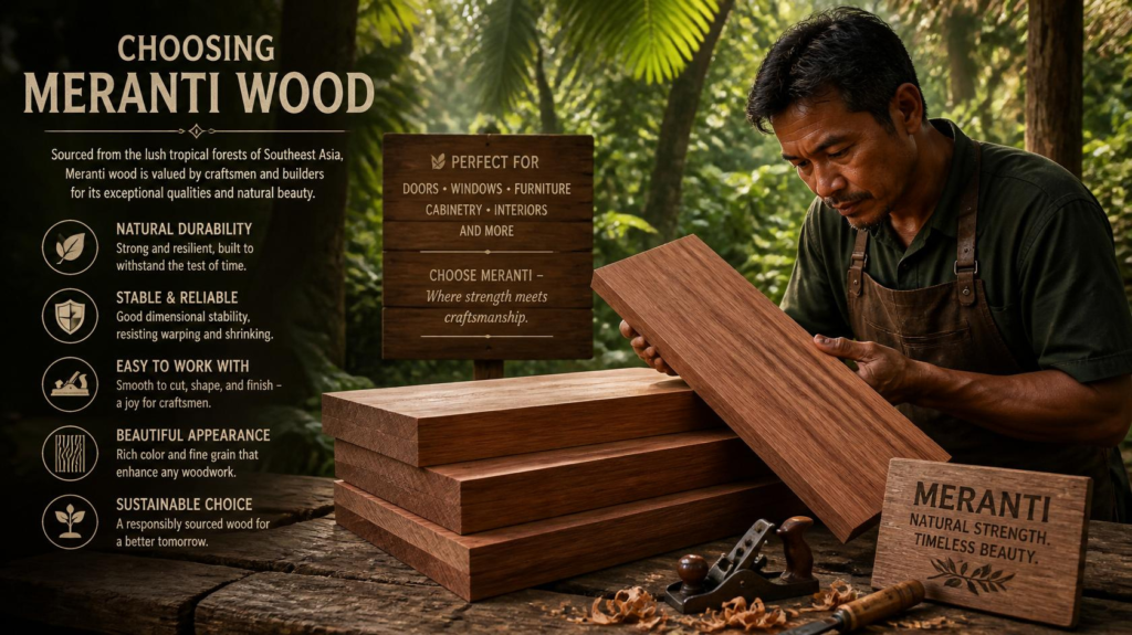 Memilih Kayu Meranti
