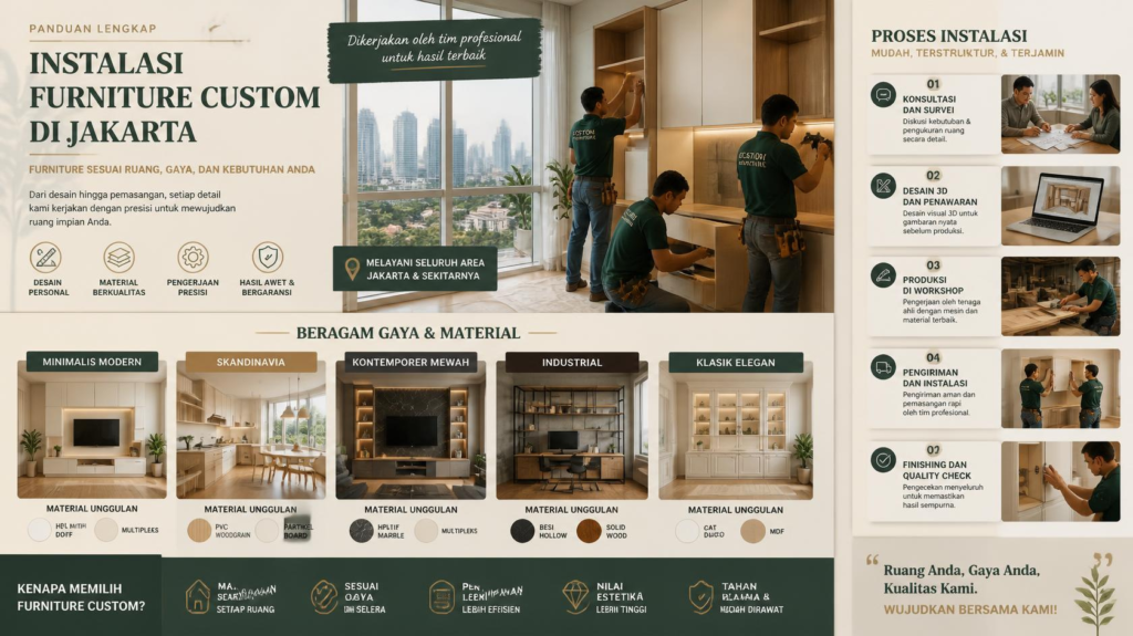 Custom Furniture Jakarta 7 Langkah Mudah Agar Hasilnya Nggak Gagal