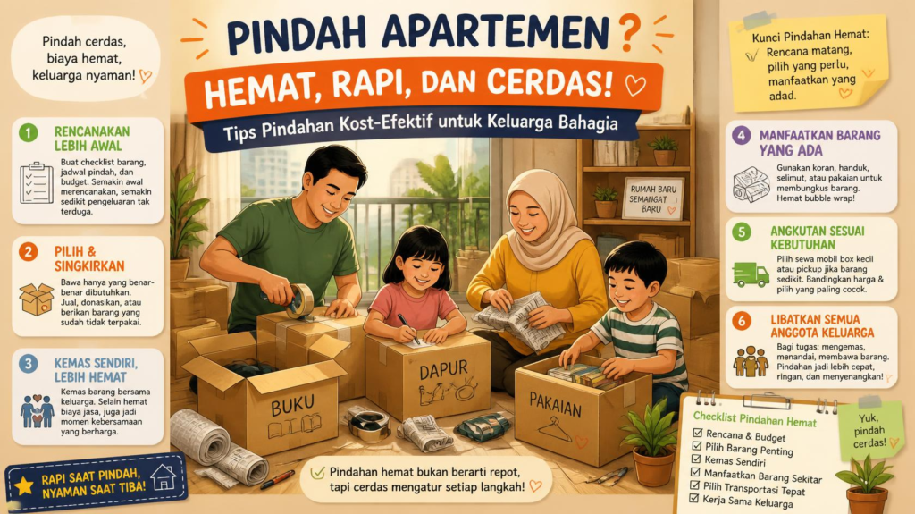 Pindahan Apartemen Hemat Biaya 7 Tips Menghindari Biaya Tak Terduga